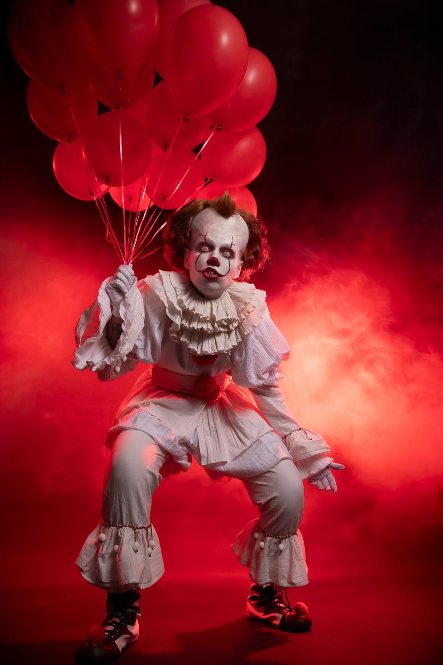 Little Shop of Horrors Costumery website case study by Studio Von Terrible, featuring a Pennywise costume from the Mornington costume shop